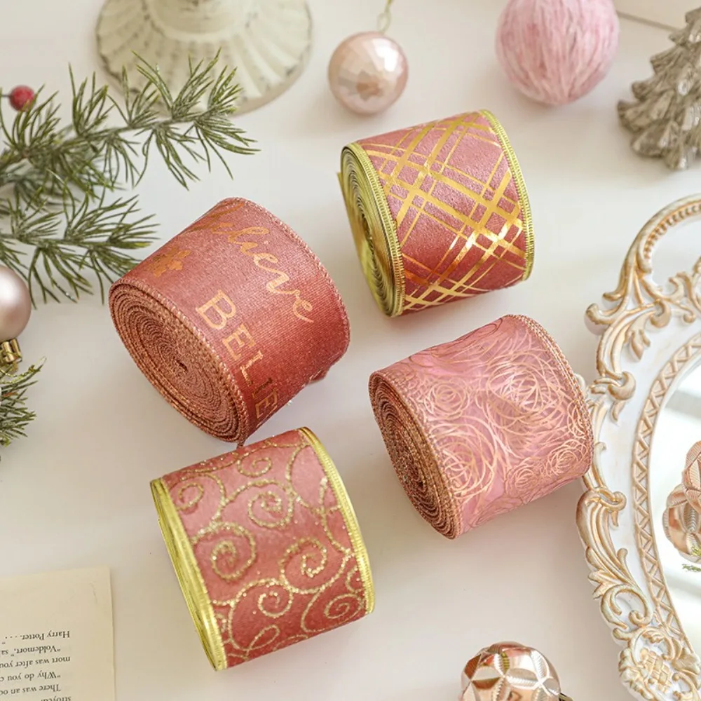 Новая 2-метровая рождественская лента рождественский подарок ткань сделай сам