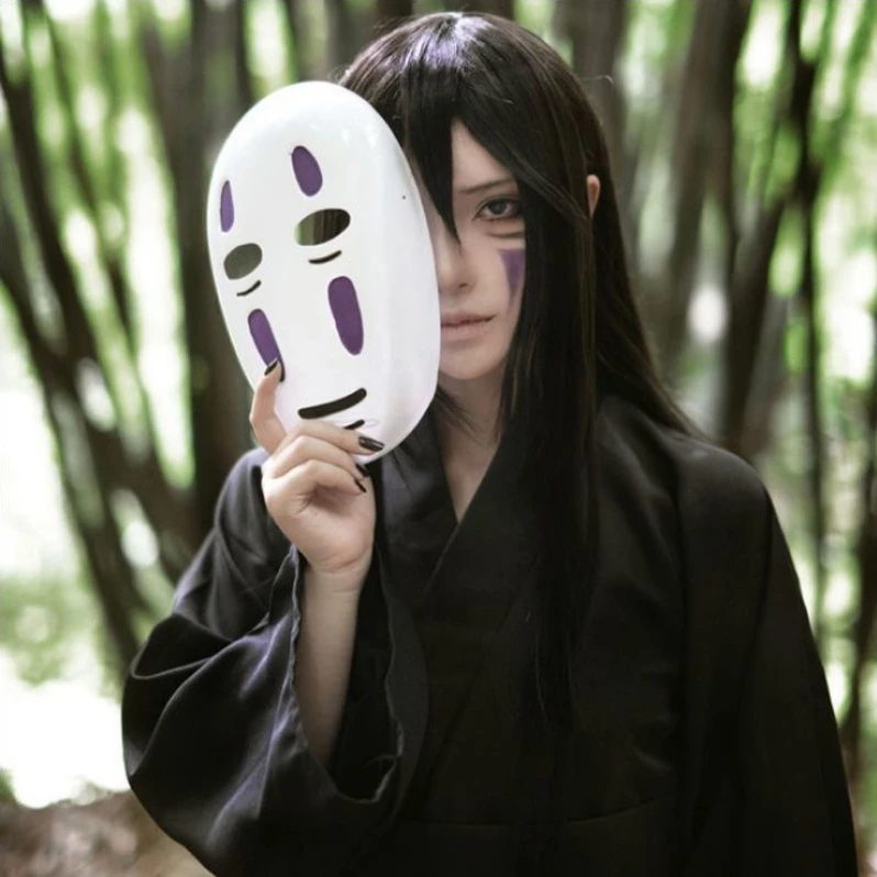 

Spirited Away No Face man аниме косплей Alat перага топэн Wajah Руба Jepang Pakaian Kepala Хэллоуин маска для вечеринки