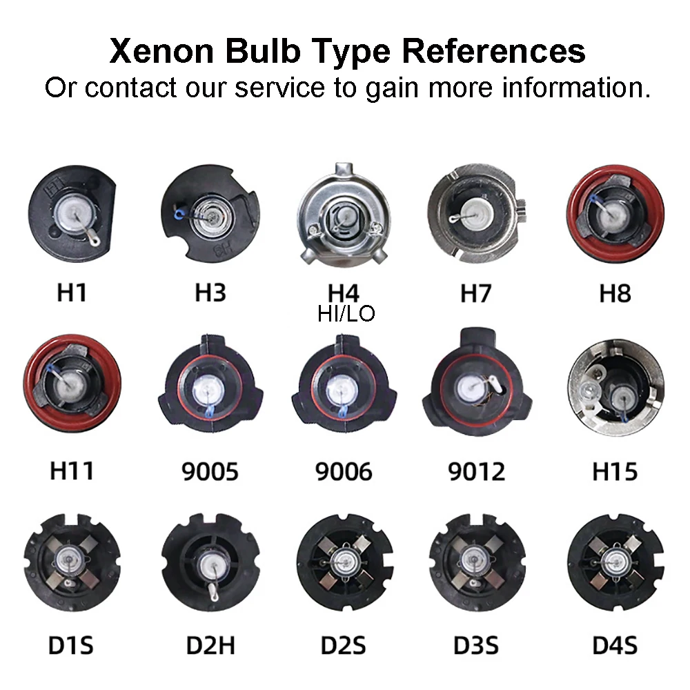 2 шт. HID ксеноновая лампа 35 Вт 55 Автомобильная фара 12 В постоянного тока H1 H7 H11 9005 HB3