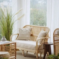 cxh indonesia real rattan chair living room b b balcony leisure tea table three piece set combination