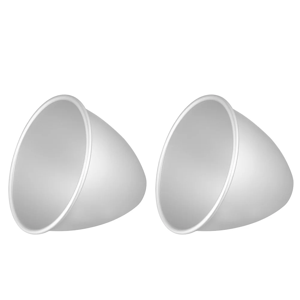 

Cake Pan Baking Round Tins Mold Molds Dollsemicircle Pans Bread Bakeware Stick Non Mould Decorationdome Tin Tools Kitchen Sphere