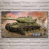 soviet heavy tank t34 85 living room decor home wall art decor metal sign posters