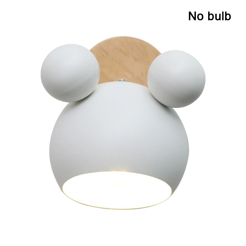 

Coloful Wide Application Wooden Wall Lamp E27 Bulb Staircase For Bedroom Hallway Gate Decorative Craft Cartoon Styling Indoor