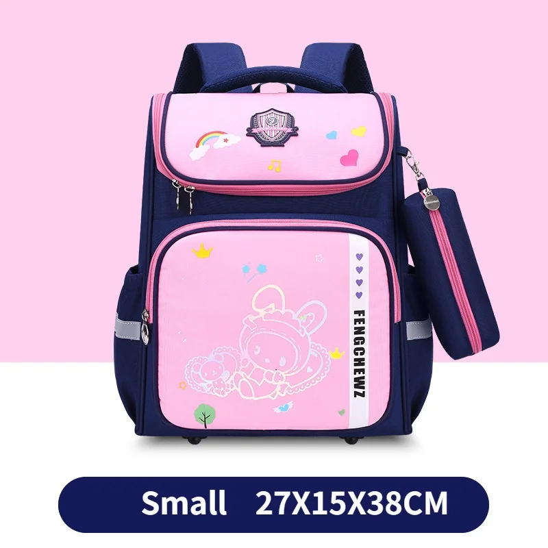 Large Capacity Primary Girl Unicorn Boy Astronaut Dinosaur Backpacks for Students New Children Cartoon Rabbit School Pen Bags