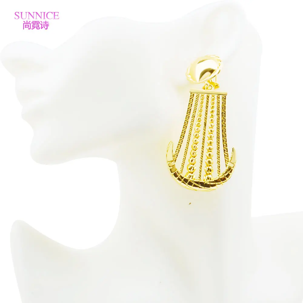 Роскошные наборы ювелирных изделий из Дубая с покрытием 18-каратного золота для