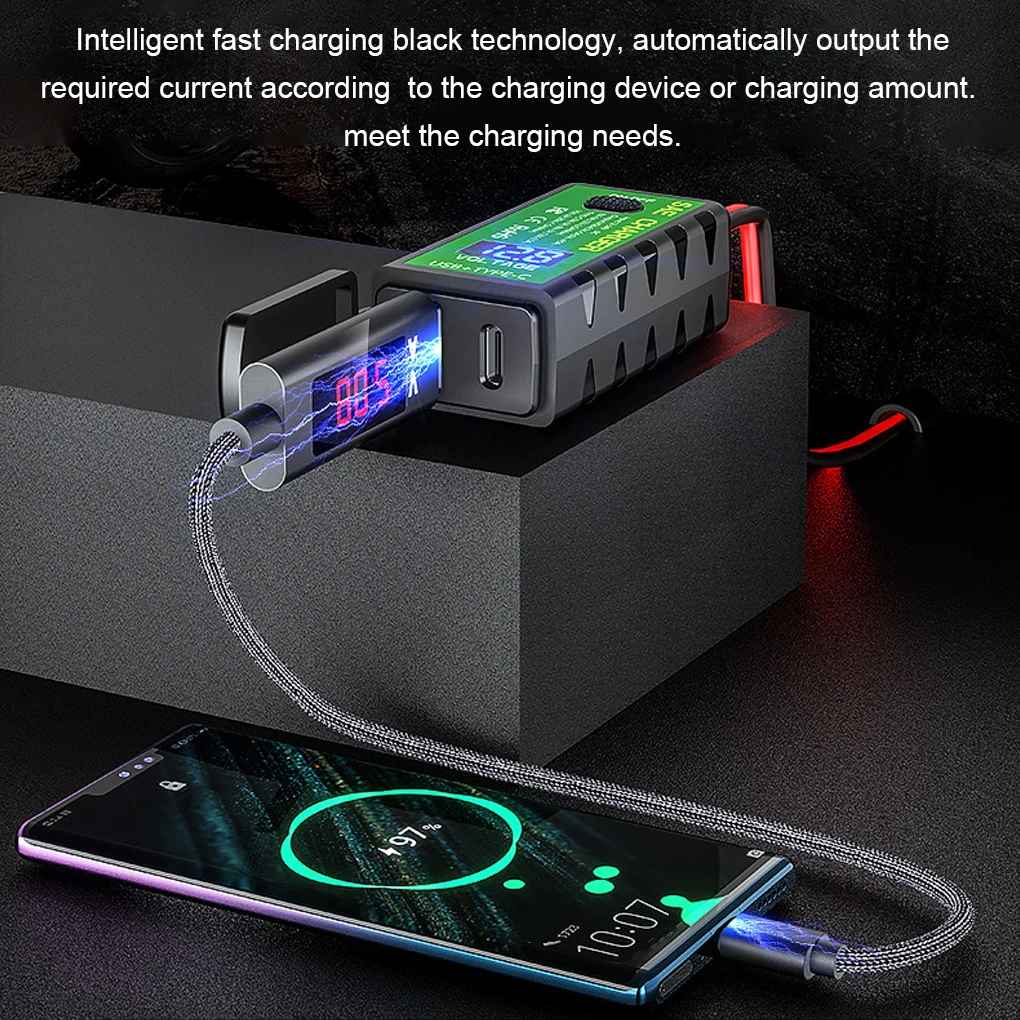 

USB зарядное устройство для мотоцикла водонепроницаемый адаптер для быстрой зарядки для езды на велосипеде устройство для зарядки смартфон...