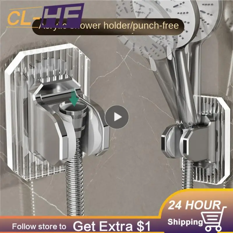 

Shower Mounting Brackets Shower Head Holder Beautiful Durable Shower Holder Wall Hanging Bath Nozzle Rack Bathroom Fixture