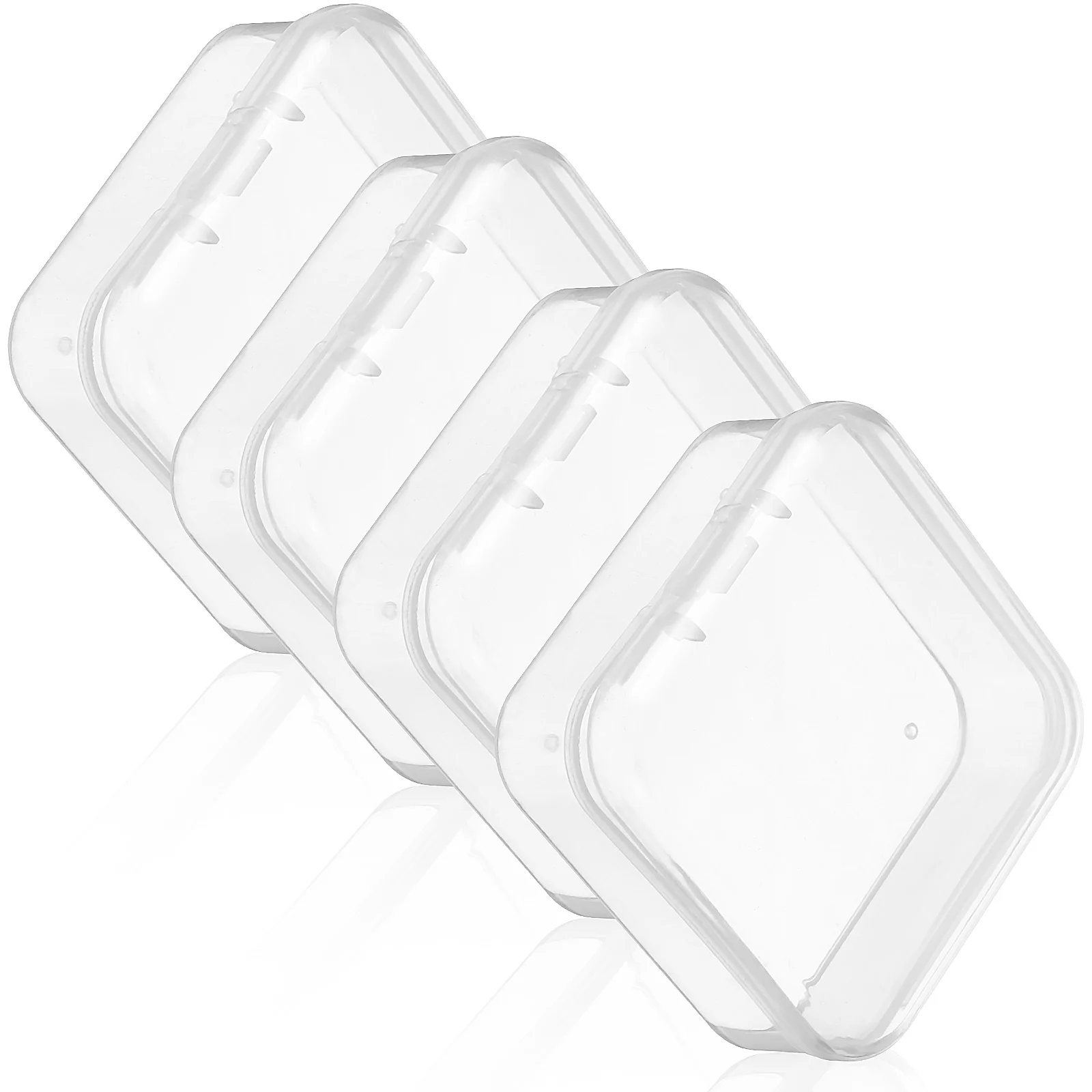 

Box Plastic Container Clear Mini Square Storage Earplugs Jewelry Tiny Empty Organizer Bead Cube Beads Button Case Tackle