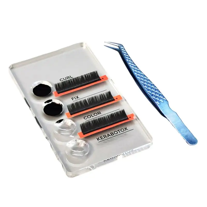 

Акриловый держатель для наращивания ресниц 2 в 1, подставка для наращивания ресниц, большой объем, два ряда