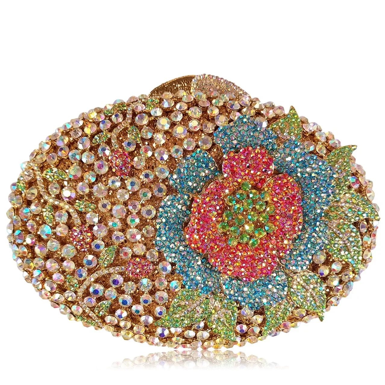 Большая гусиная яйца одна Цветочная Алмазная обеденная сумка с алмазным