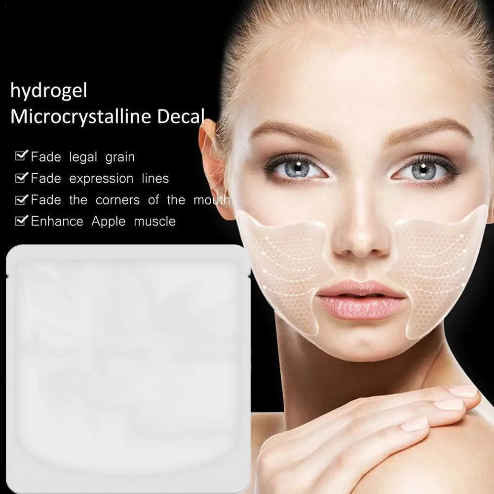 

Hyaluronic Acid Microcrystalline Lifting Decree Patch Beauty Face Nutrition Wrinkle Removal Lift Sticker Anti-Wrinkle Mask