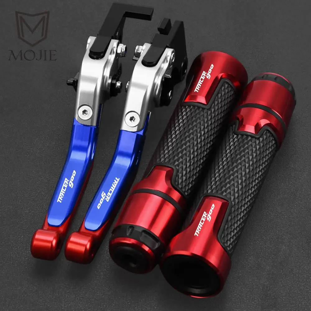 

Motorcycle CNC Aluminum Adjustable Brake Clutch Levers Handlebar Hand Grips Ends FOR YAMAHA TRACER900 TRACER 900 2018-2020 2019