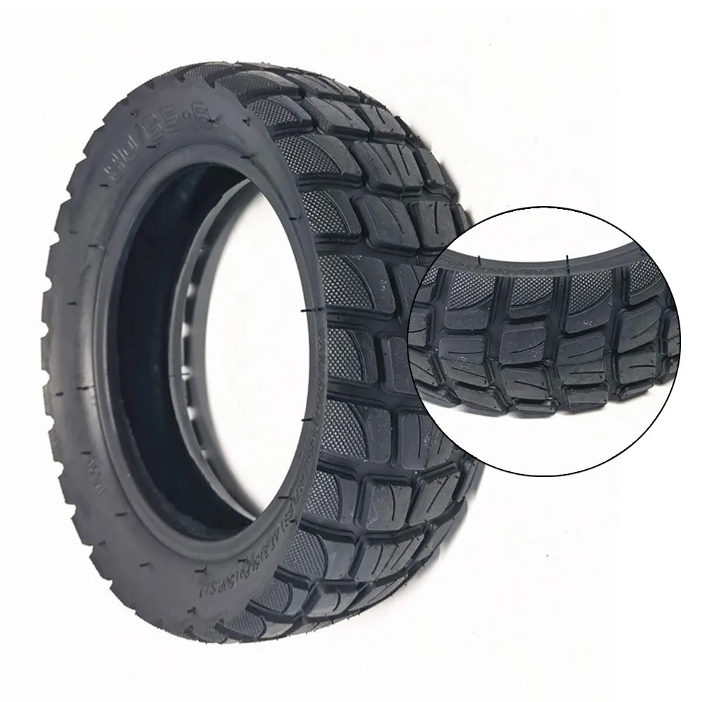 

10 In 80/65-6 Rubber Inner Outer Tube Thickened Off-Road Tread Tires For Electric Kick Scooter Replacement Tyre Cycling Parts