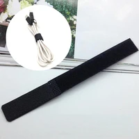 6pcs useful easy to use strong adhesive table securing data cable ties for desk data cable ties cable fastener tape