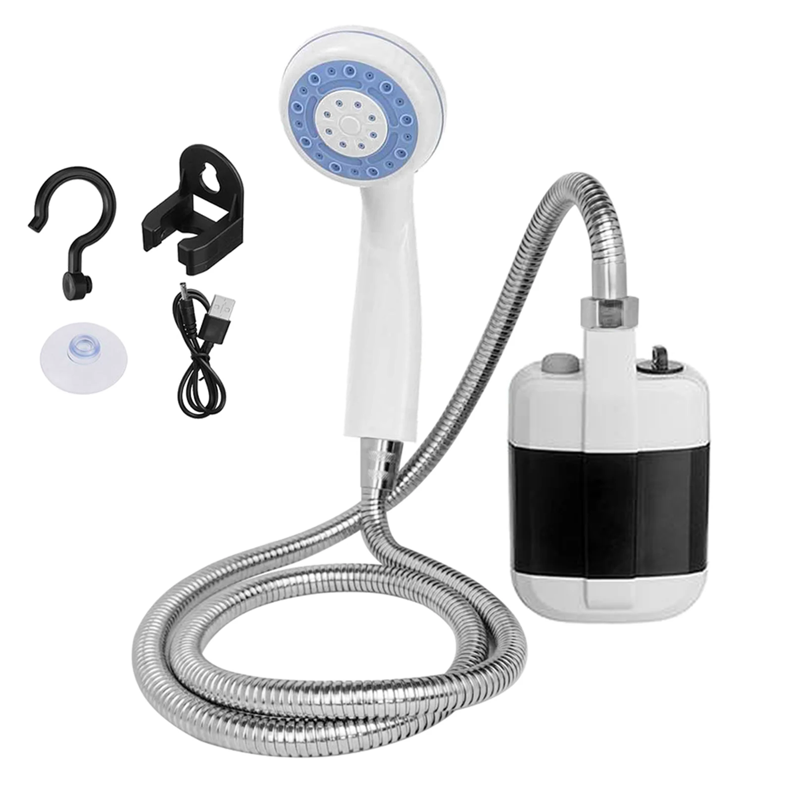 

Camping Shower Rechargeable Shower Head Dog Bathing Pump For Beach Swimming For Outdoor Camping/hiking/backpacking