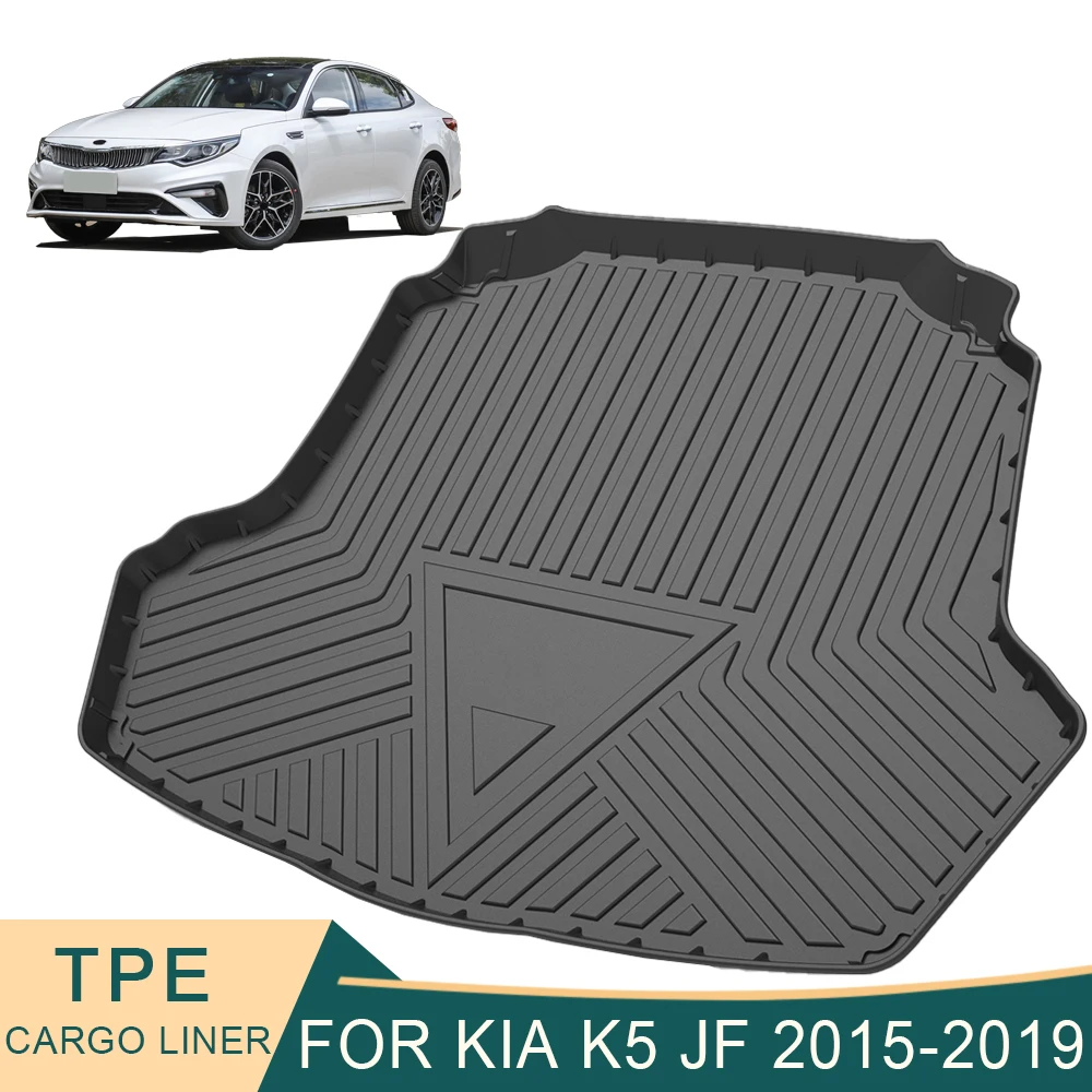 

For Kia K5 JF 2015-2019 Auto Car Cargo Liner All-Weather TPE Non-slip Trunk Mats Boot Tray Carpet Interior Accessories