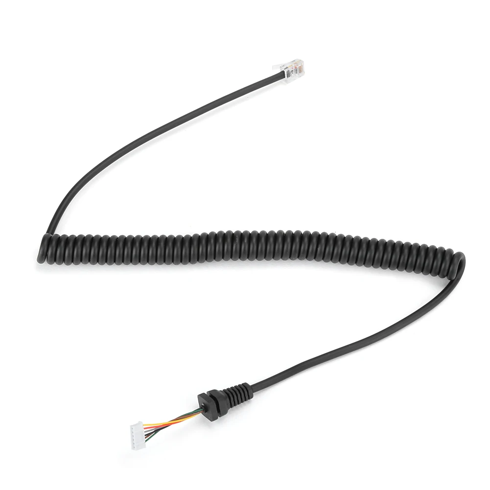 

6-контактный микрофонный кабель, провод, провод для YAESU FT‑ 7900R FT‑ 8900R, автомобильный радиоприемник MH‑48, динамик