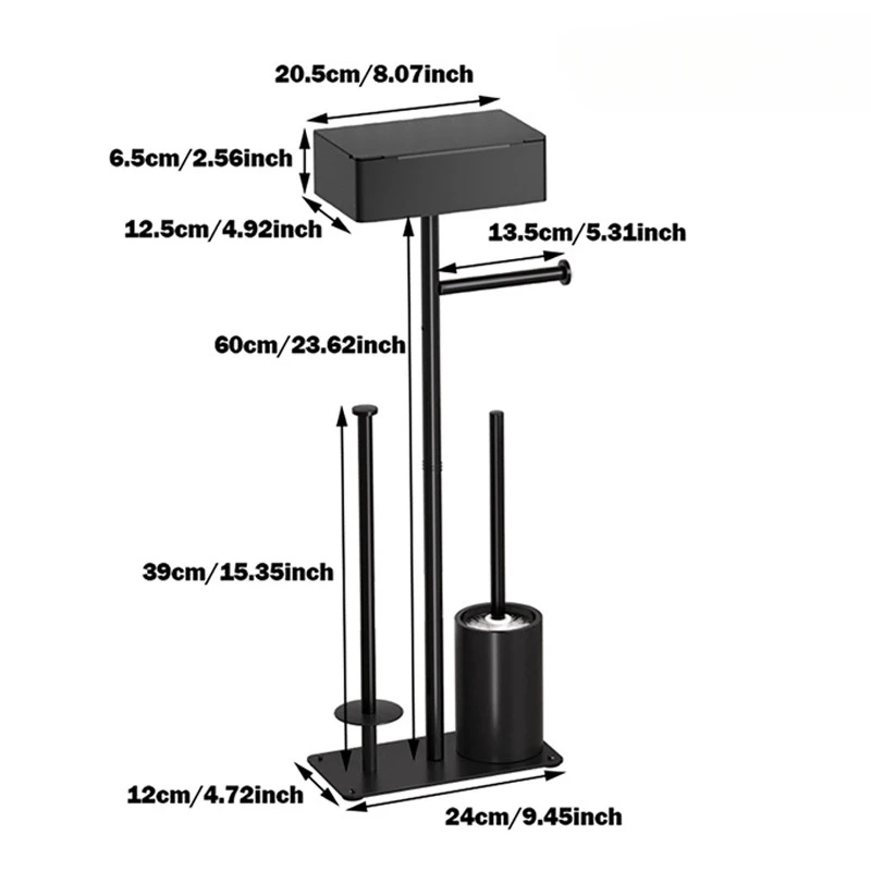 

Напольный держатель для туалетной бумаги из углеродистой стали