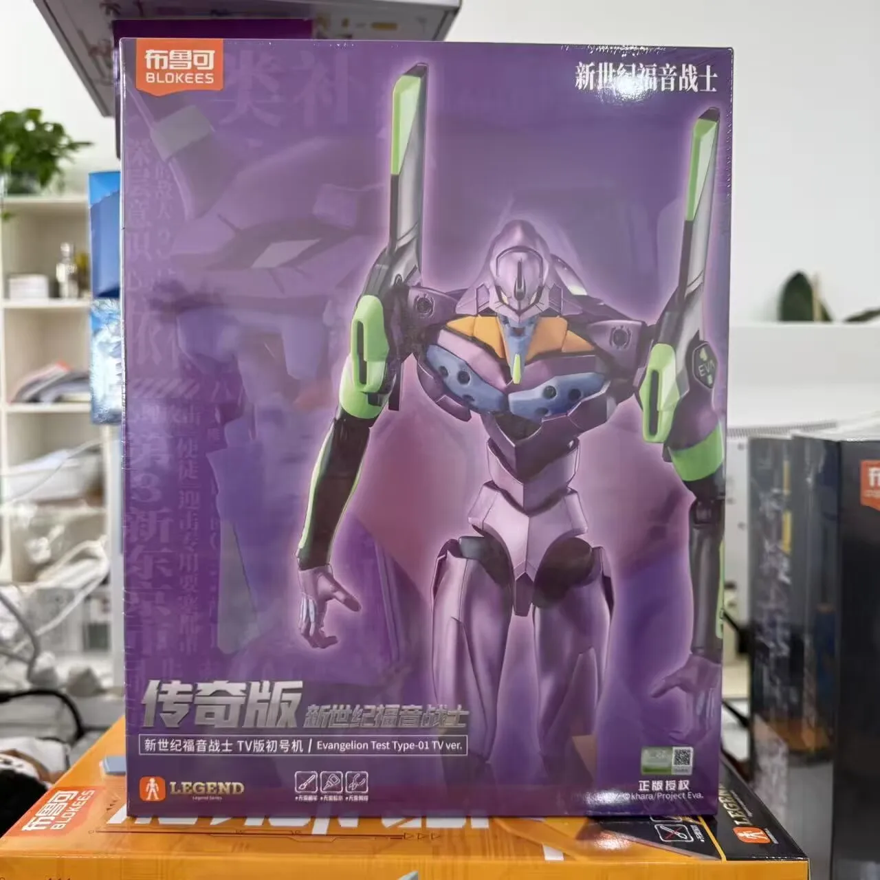 Фото Blokees Ex Eva Test Type-01 Evangelion Awakening Legend Edition Awakening TV Ver. Коллекционные фигурки-модели рук Unit 8 α Unit 1 №2