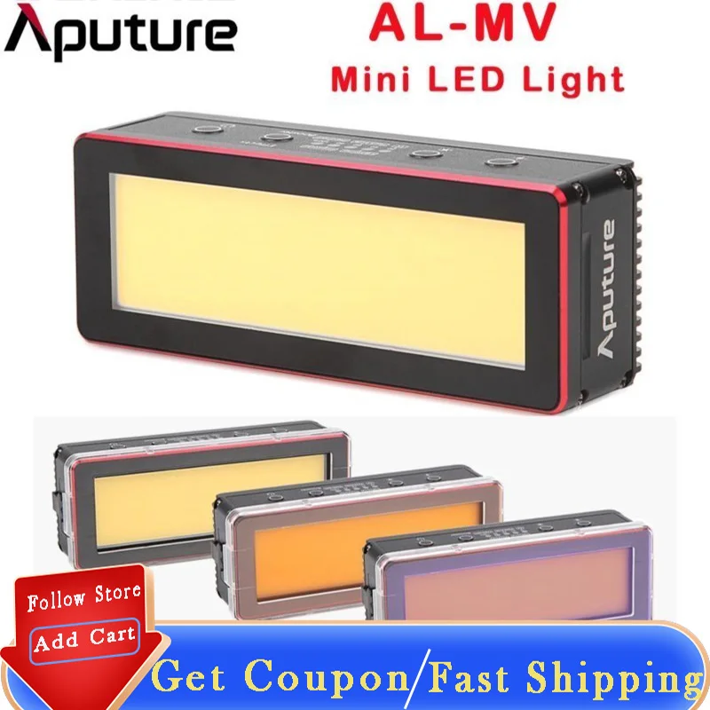 

Aputure Amaran AL-MW Mini LED водонепроницаемый фонарь для фотосъемки 10W IP68, светильник рь с литиевой батареей 5500K, дневсветильник свет для камеры