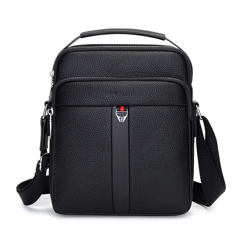 

Vintage Business Men's Shoulder Bag High Quality PU Leather Male Messenger Bag Crossbody Bag Fashion Men's Handbag Shoulder Bag