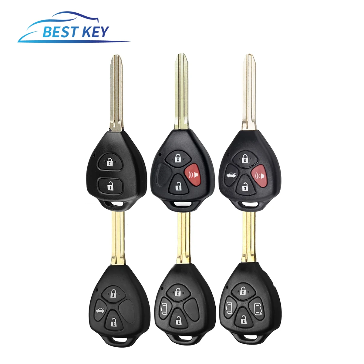Лучший ключ для Toyota Corolla Camry Reiz RAV4 Crown Avalon Venza Matrix KEY Shell чехол дистанционного ключа