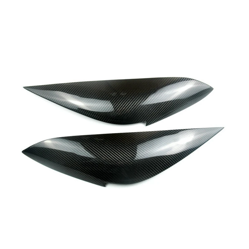 

Real Carbon Fiber Front Headlight Lamp Cover Strip Eyebrow Trim Sticker Parts Accessory For Honda Fit Jazz 2021 2022