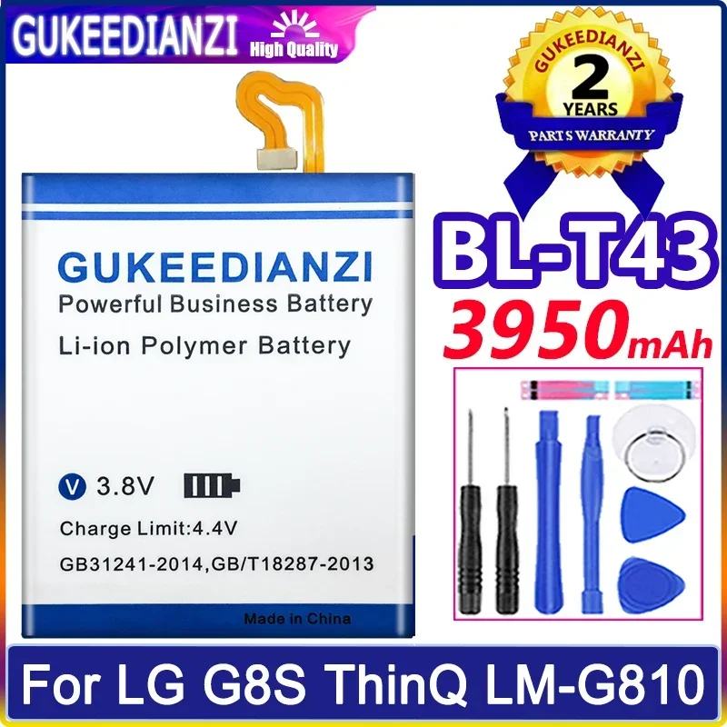 BL-T43 BLT43 Новый аккумулятор для LG G8S ThinQ LM-G810 3950 мАч высококачественные аккумуляторы