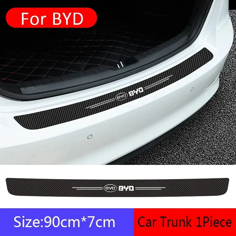 Наклейки на порог автомобиля для BYD Logo F3 G6 S6 Song Yuan Qin Tang Surui L3 F6 S8 M6 F3R S7 G3 E5 Защитные
