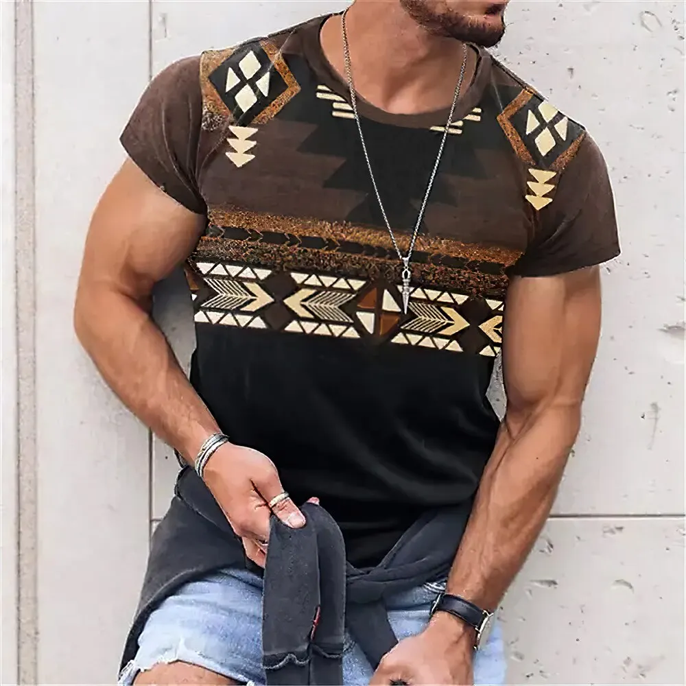 

Summer Ethnic Style T-Shirts 3D Print Streetwear Men Women Casual Fashion Oversized Short Sleeve T Shirt Kids Tees Tops Clothing