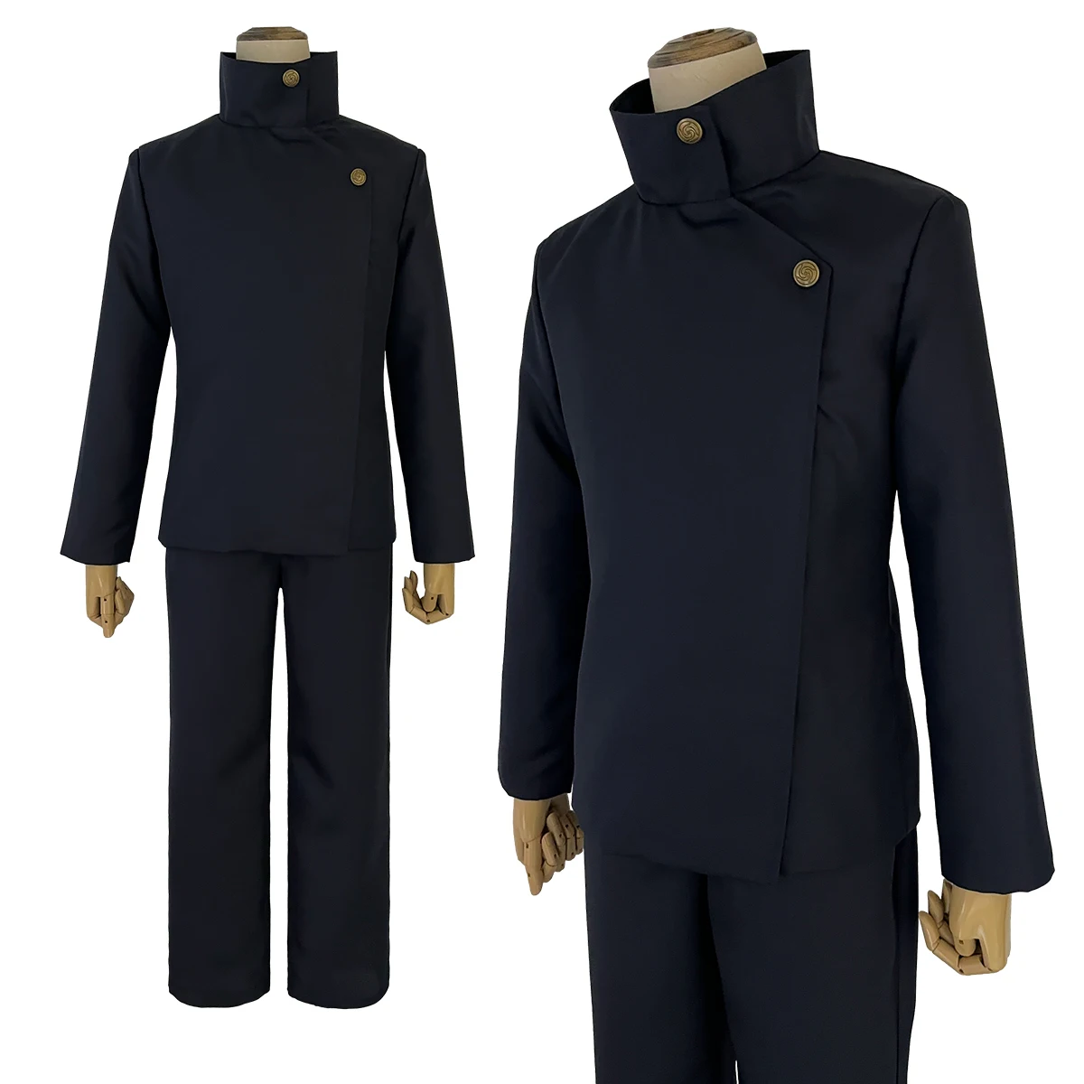 Парик для косплея джутсу JJK Манга Аниме Fushiguro Megumi костюм парик темно-синяя куртка