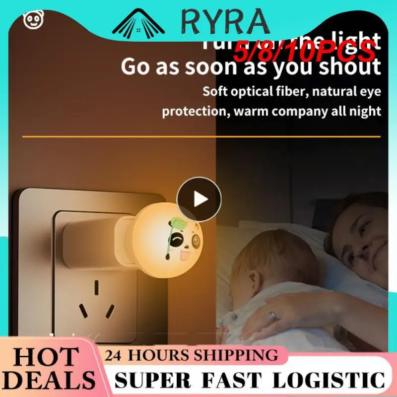 

5/8/10PCS Portable Usb Night Light Soft Light Led Lights Applicable Usb Interface Energy Saving Mini Night Lamp Home Decor