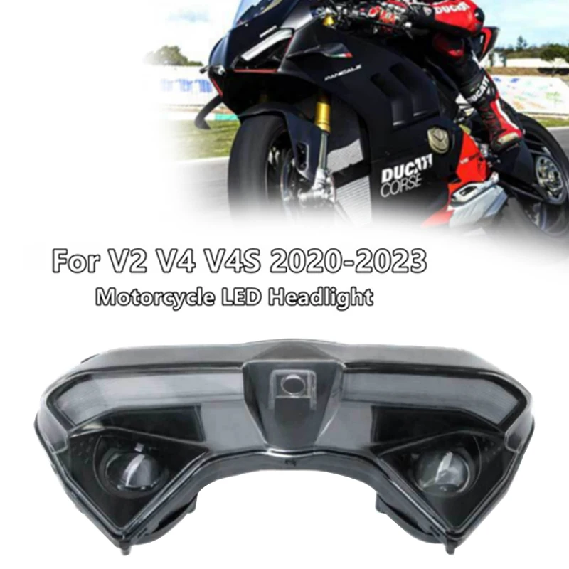 Подходит для DUCATI Panigale V2 V4 V4R V4S 2020-2023 мотоциклетная светодиодная фара в сборе
