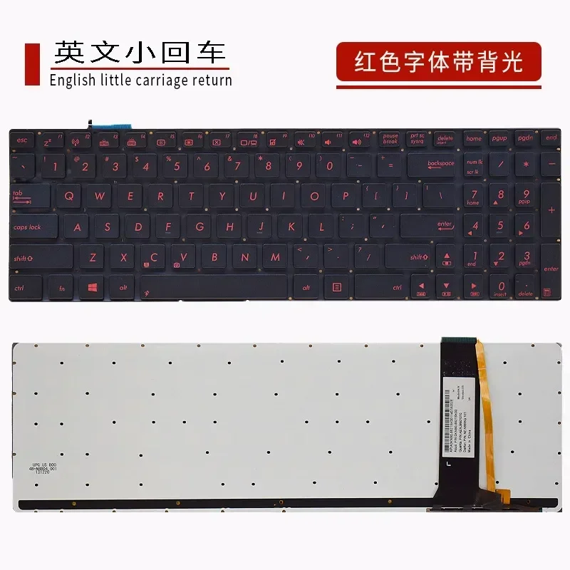 Фото Клавиатура для ASUS N550 N550J N550JV N550JK G550J Q550 N750 N750J N750JV N750G №3