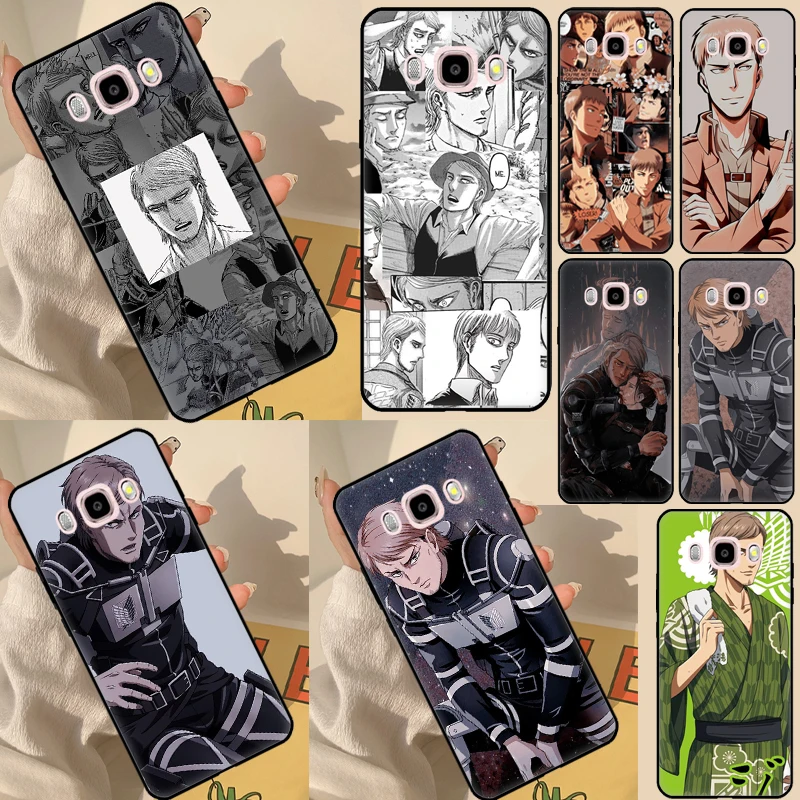 Jean Kirstein Attack on Titan Case For Samsung Galaxy A3 A5 J1 2016 J3 J5 J7 2017 A6 A7 A8 A9 J8 J4 J6 Plus 2018 Cover