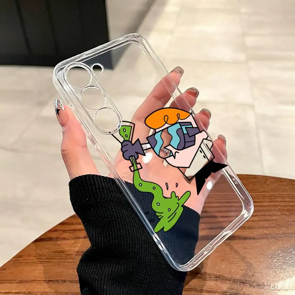 Чехол для телефона с рисунком D-Dexters L-Laboratory для SamsungA10,12,20,21S,30,31,40,50,51,52,70,71, прозрачный чехол (art.: 3920dc2fc2181) - 3920dc2fc2181