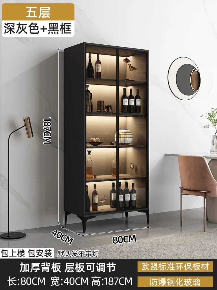 Современный простой винный шкаф обеденный боковой маленькая модель Роскошный