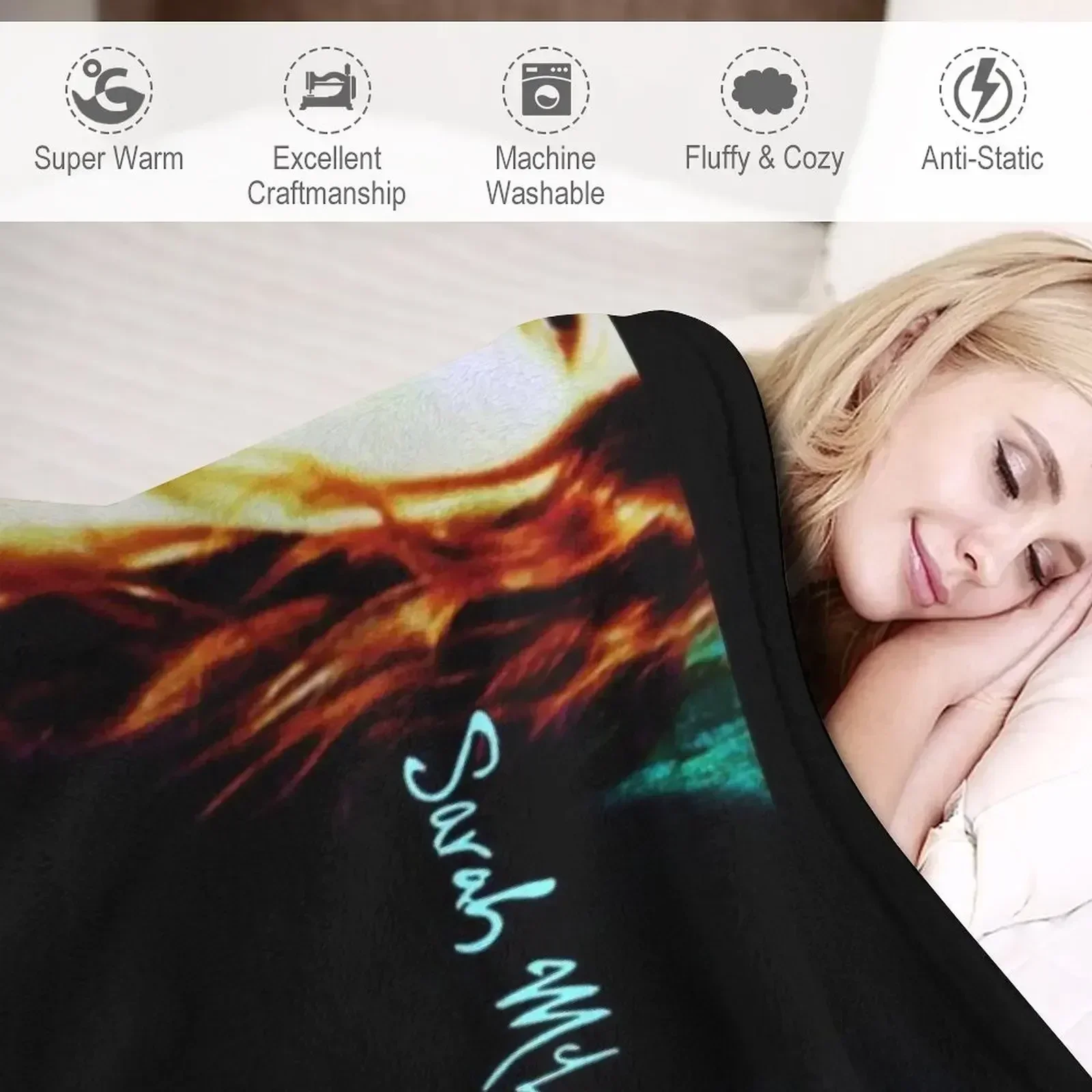 Сара МакЛечлан фумырует в направлении ecstasy Пледы Рождественские подарки Идеи