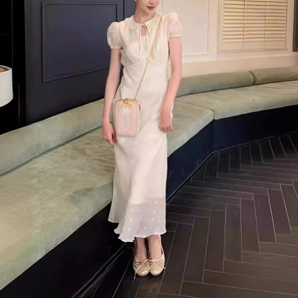 Женское цельнокроеное платье миди элегантное пляжное платье-миди для дня