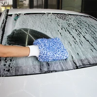26x20cm soft car cleaning glove ultra soft mitt microfiber madness wash mitt easy to dry auto detailing car wash mitt koqyox