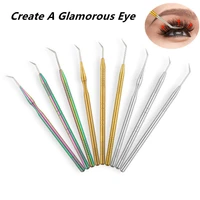 3 styles of eyelash extension pick stick electric eye eyelashes grafting stainless steel perm eyelash separation beauty tool