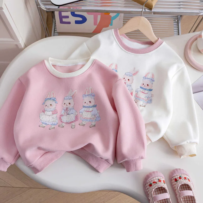 LYY-детская одежда свитер для девочек осень 2024 новый детский в западном стиле с