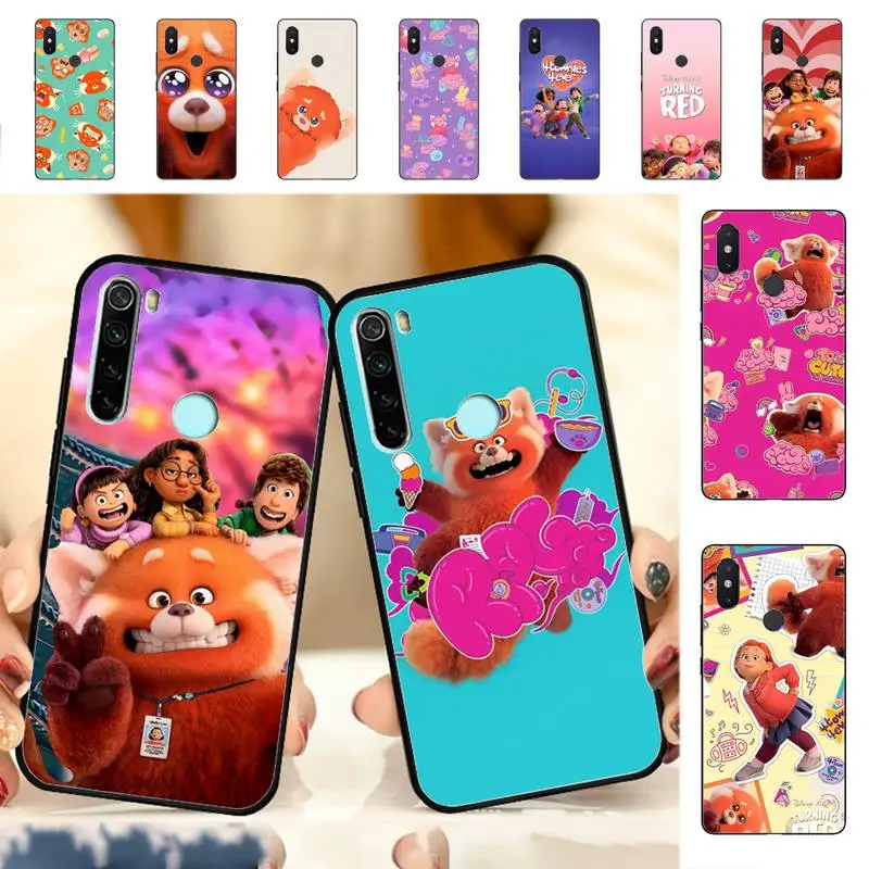 

Disney Turning Red Phone Case for Redmi Note 8 7 9 4 6 pro max T X 5A 3 10 lite pro