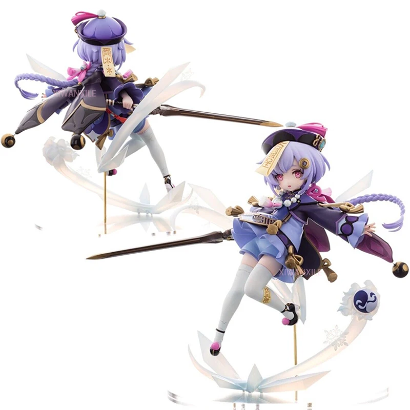 

20cm Genshin Impact Qiqi Anime Figure Genshin Impact Klee Action Figure Klee/Paimon Figurine Collection Model Doll Toys Gifts