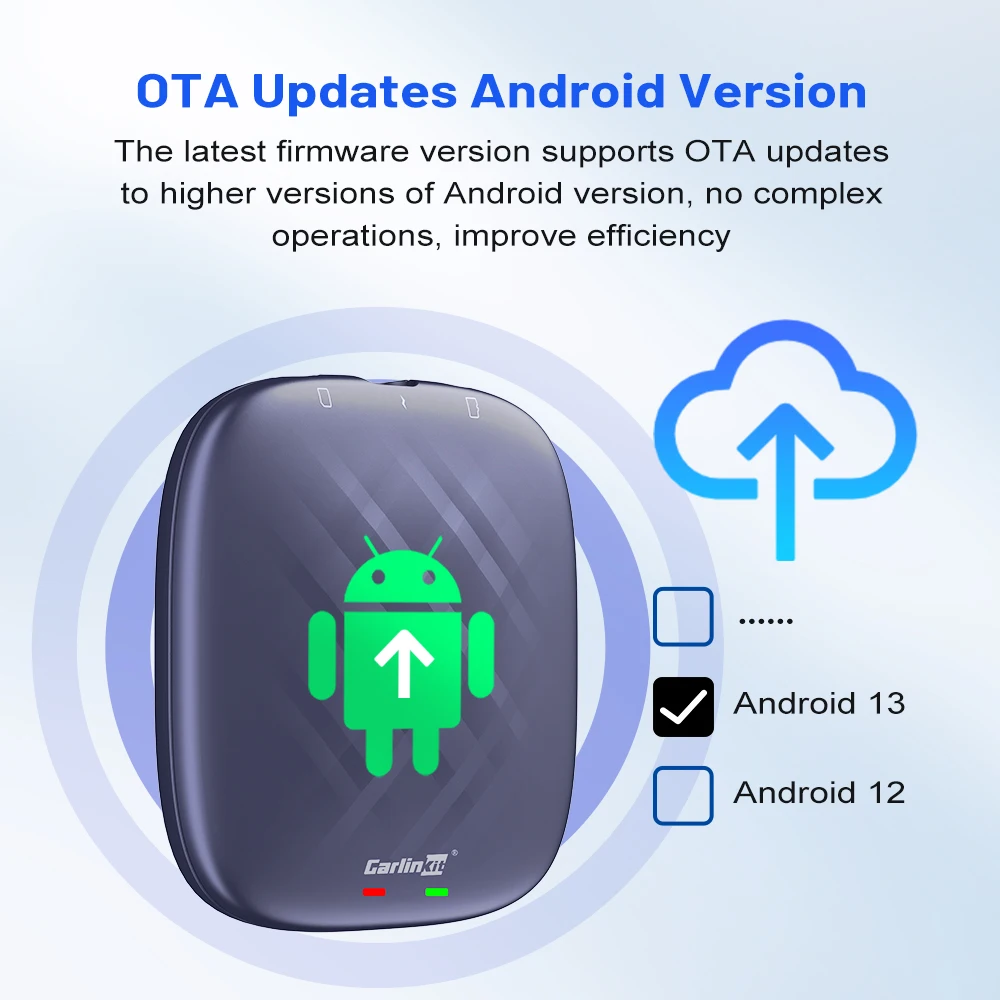 ТВ-приставка Carlinkit Android 13 для Netflix YouTube Spotify беспроводной CarPlay Auto QCM665 4G LTE GPS игровая