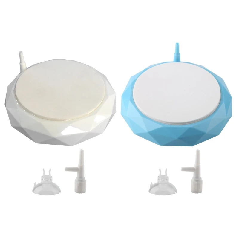 

Air Stone Disc Kit for Hydroponics Aquarium Fish Tank Air Pump Accessories 53CA