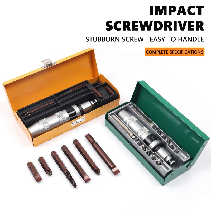 Ударная отвертка, многофункциональная ударная отвертка, крестовая отвертка, Супер жесткий ручной инструмент
