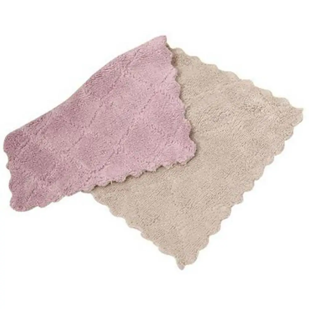 

Впитывающая тряпка из кораллового бархата, антипригарная салфетка для очистки масла, бытовая ткань из микрофибры для рыбной чешуи, кухонны...