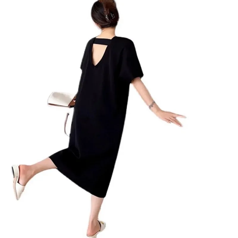 Модные летние платья для женщин новинка 2023 года длинное платье выше колена