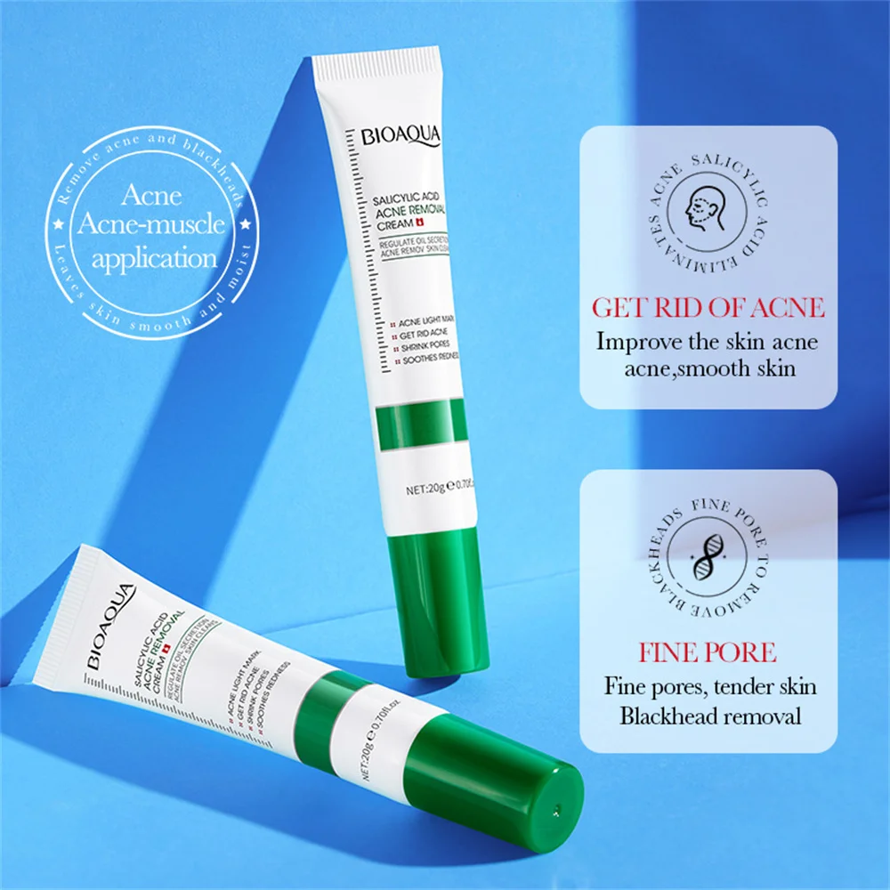 

Salicylic Acid Acne Removing Cream Moisturizing Desalinating Acne Marks Repairing and Shrinking Pore Hydrating Repair Soothe